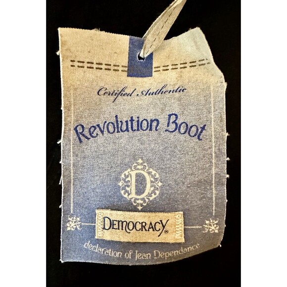 Democracy Revolution Boot Black Jeans Women’s Sz 14 - Picture 6 of 7